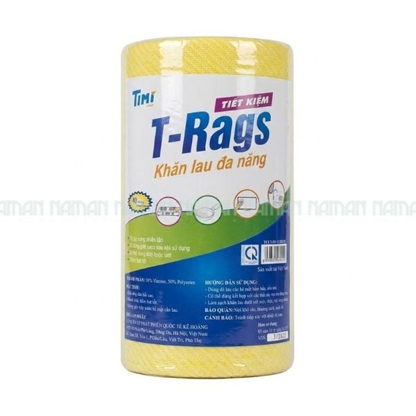 Khăn Lau Đa Năng T-Rags Dạng Lưới Loại 90 Miếng (20X 30Cm)