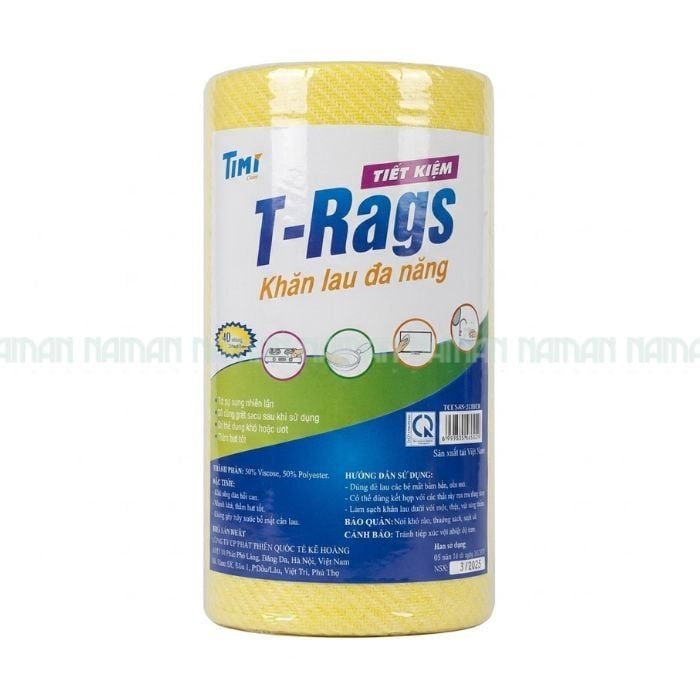 Khăn Lau Đa Năng T-Rags Dạng Lưới Loại 90 Miếng (20X 30Cm)