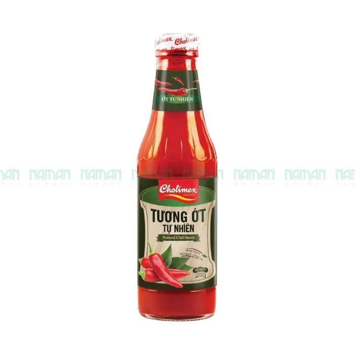 Tương Ớt Tự Nhiên Cholimex 330G (Chai Thủy Tinh)