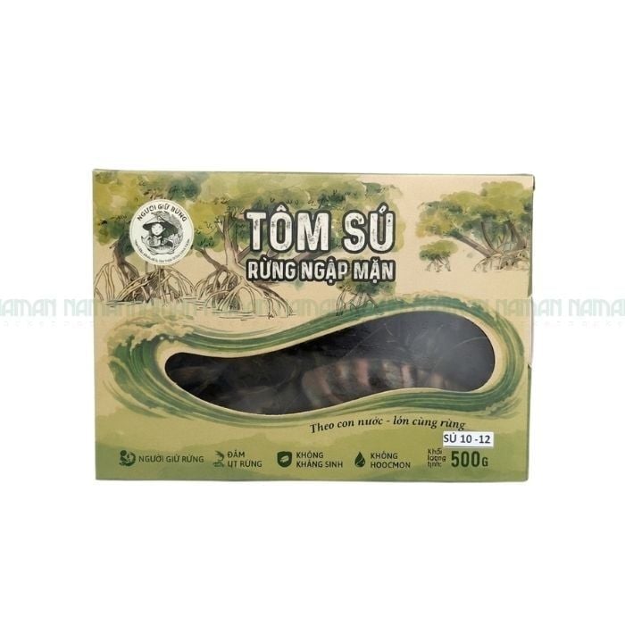 Tôm Sú Nuôi Sinh Thái Ngr 5-6 Con 500G