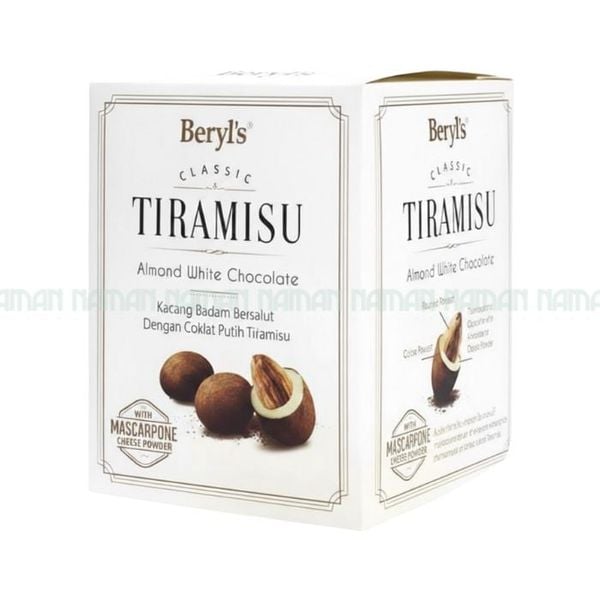 Chocolate Trắng Hạnh Nhân Tiramisu Beryl'S 100G