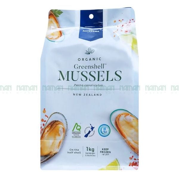 Fz Organic Greenshell Mussels Pure Aotearoa 1Kg