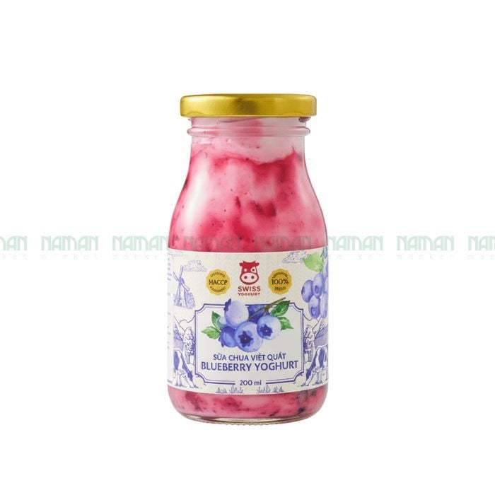 Sữa Chua Việt Quất Swiss Yogurt 200Ml
