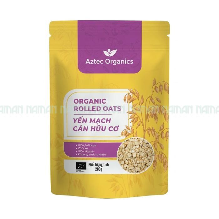 Organic Rolled Oats Aztec Organics 200G