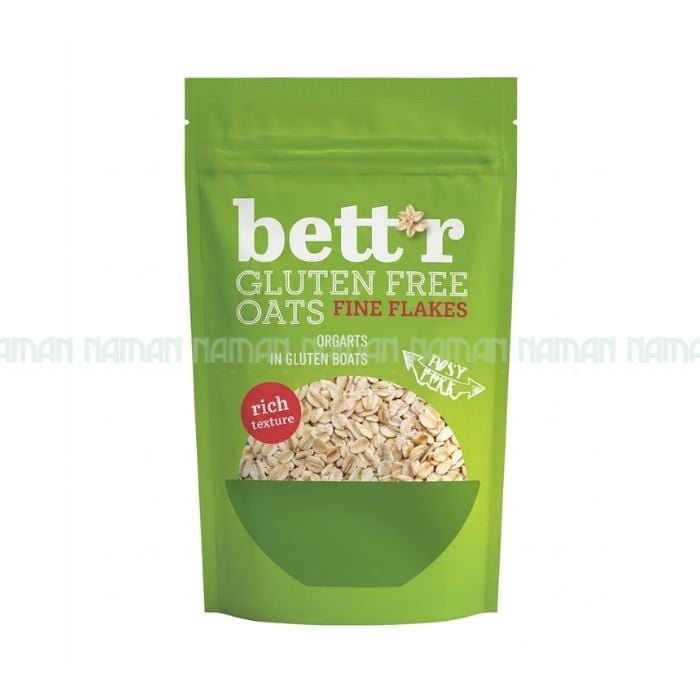 Yến Mạch Hữu Cơ Cán Mỏng Không Gluten Bett'R 300G