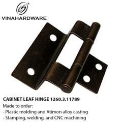 Bản Lề Lá Không Cần Khoét - Mã 1260.3.11789