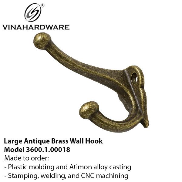 Móc Áo Đồng Giả Cổ Cỡ Lớn – Phong Cách Retro Sang Trọng - 3600.1.00018