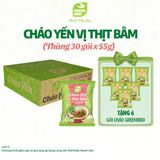  Thùng 30 Cháo yến Green Bird vị thịt bằm - Gói 55g 