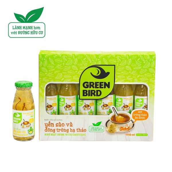  Nourishing Drink - Bird's nest drink with cordyceps - Gift box 6 bottles x 185ml 