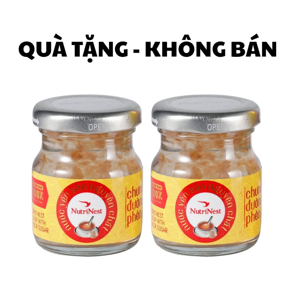  Combo 2 hũ NutriNest 42g - Hũ đơn - Hàng khuyến mãi không thu tiền 