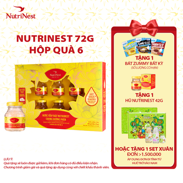 NutriNest 72g - Hộp quà 6 