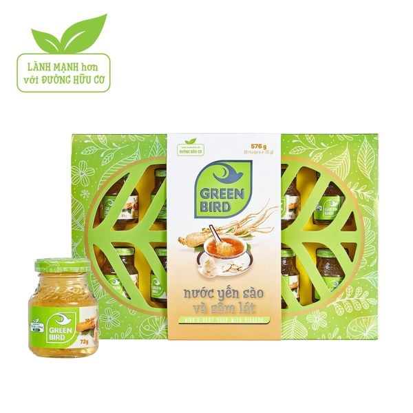  Green Bird - 燕窝水和人参片 - 6罐礼盒 * 72克 