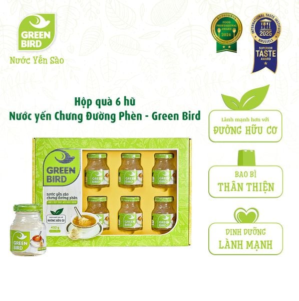 Green Bird 72g - Hộp quà 6 