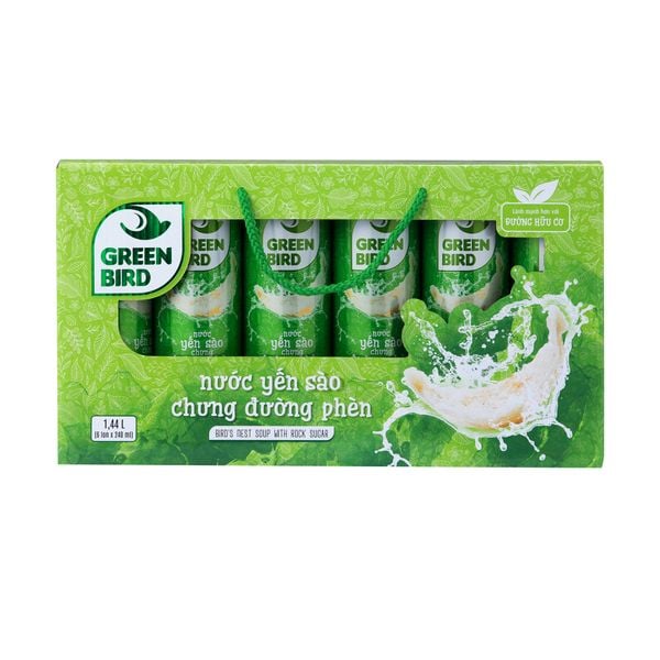  Bird's Nest Drink with Rock Sugar - Gift Box 6 Cans x 240ml 