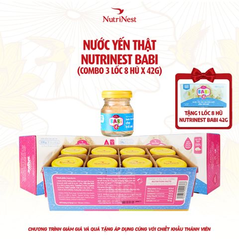 Tặng 1 NTN Babi 42 lốc 8
