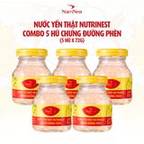  Combo 5 NutriNest 72g - Hũ đơn 