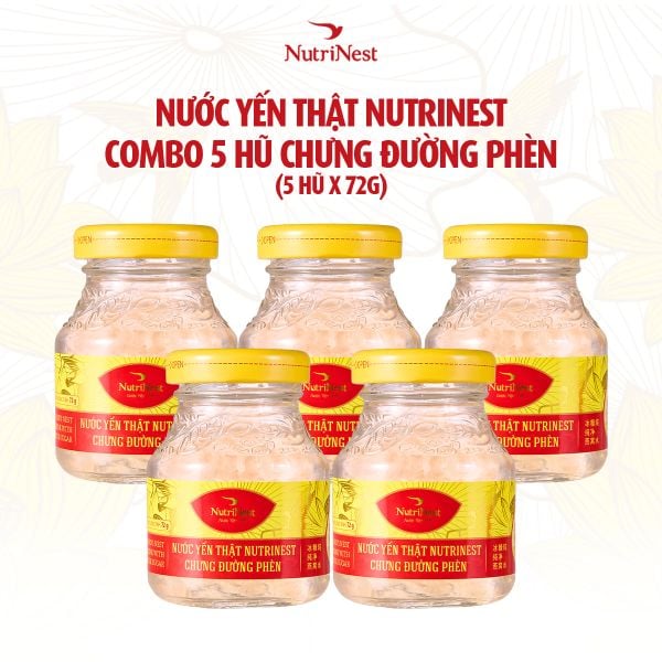  Combo 5 NutriNest 72g - Hũ đơn 