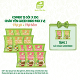  Combo Mix 6 gói cháo thịt gà - 6 gói cháo thịt bằm - Gói 55g 