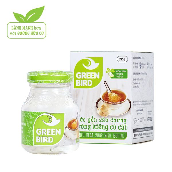  绿鸟 – 甜菜糖炖燕窝水 - 单罐 72g 