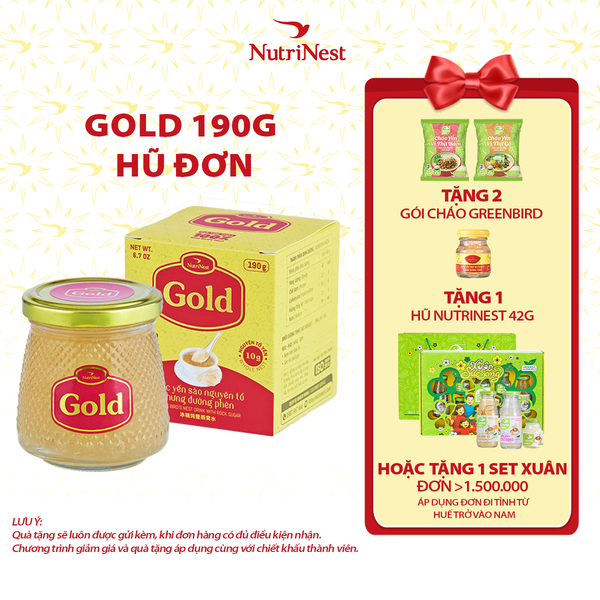  Gold 190g - Hũ đơn 