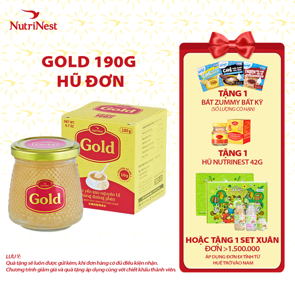  Gold 190g - Hũ đơn 