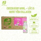  Green Bird Collagen 185ml - Lốc 10 