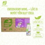  Green Bird Hạt chia 185ml - Lốc 10 