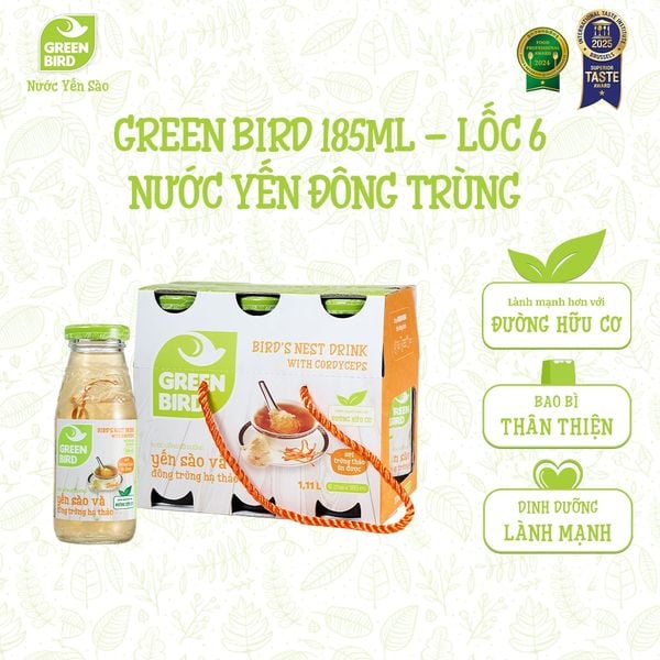  Green Bird Đông trùng 185ml - L6 