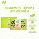  Green Bird Sâm lát 72g - Hộp quà 8 