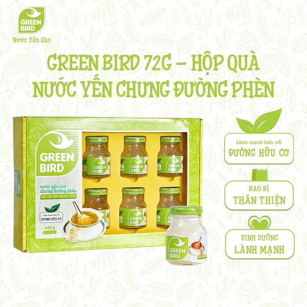  Green Bird 72g - Hộp quà 6 