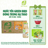  Green Bird Đông trùng 185ml - Lốc 10 