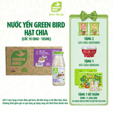  Green Bird Hạt chia 185ml - Lốc 10 