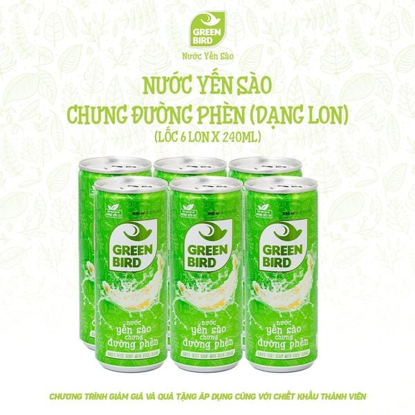  Green Bird lon đường phèn 240ml 