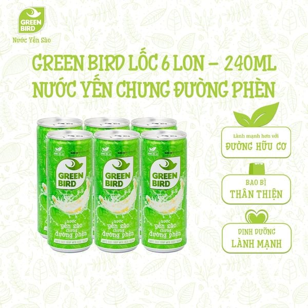  Green Bird lon đường phèn 240ml 