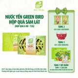  Green Bird Sâm lát 72g - Hộp quà 8 