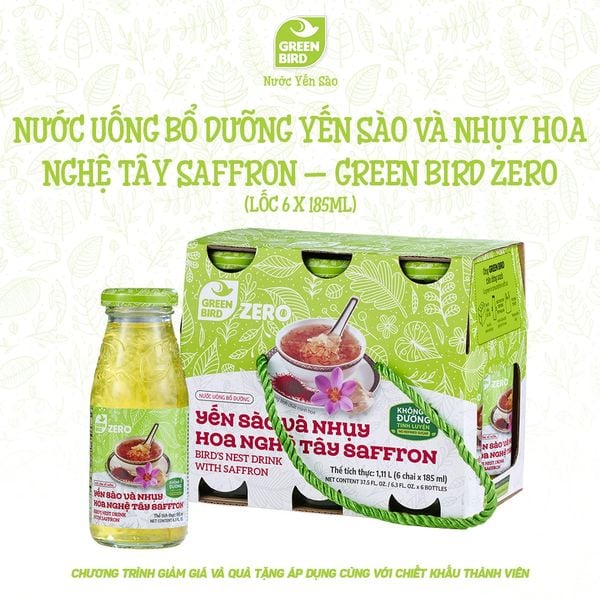  Green Bird Saffron 185ml - L6 