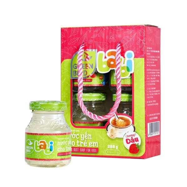  Green Bird Babi dâu 72g - Lốc 4 