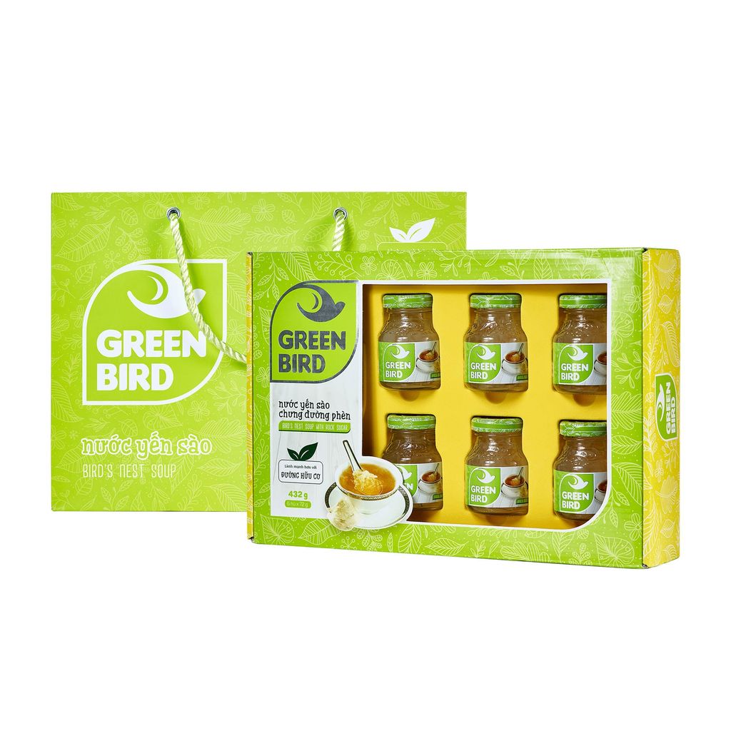 Green Bird 72g - Hộp quà 6