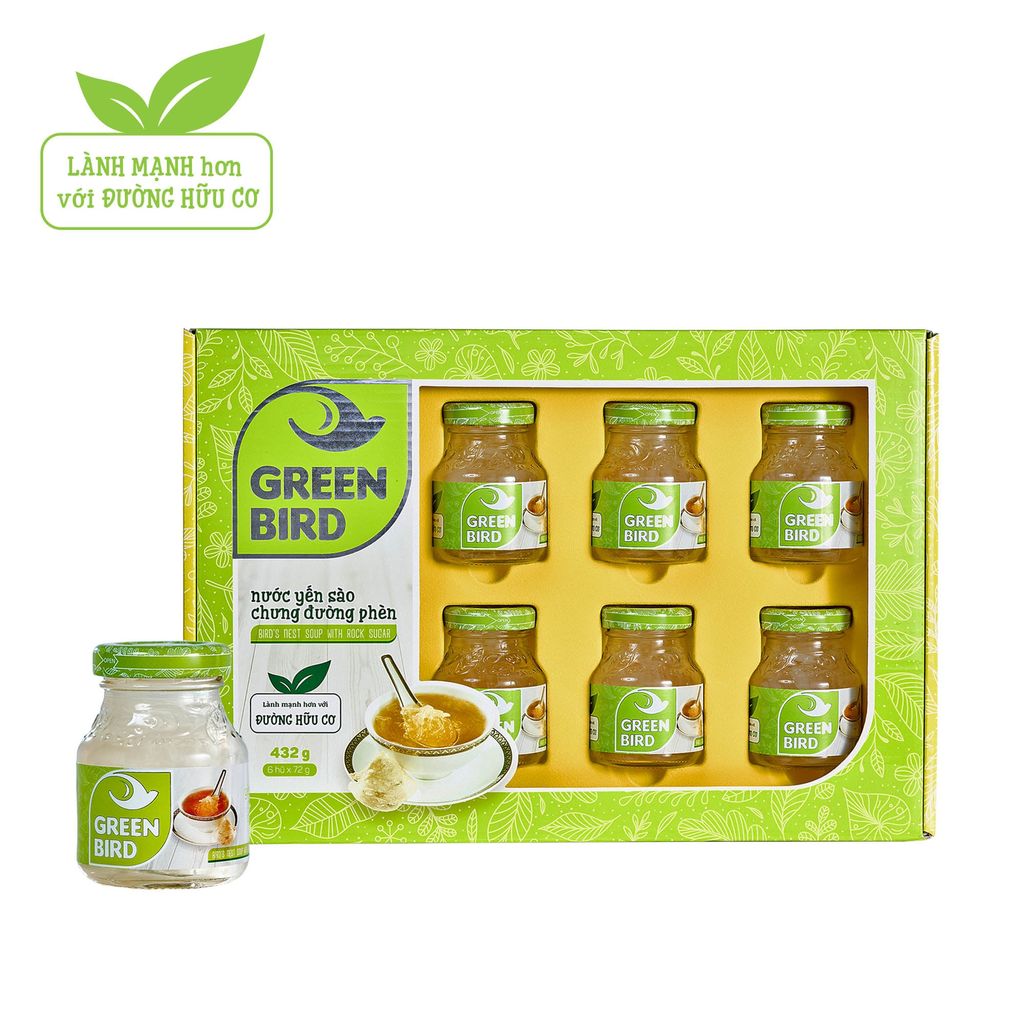 Green Bird 72g - Hộp quà 6