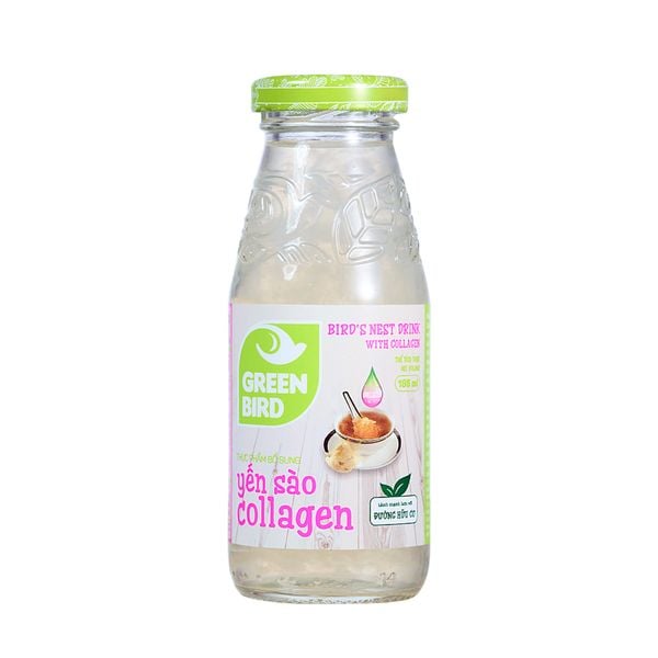 Green Bird Collagen 185ml - Lốc 10 