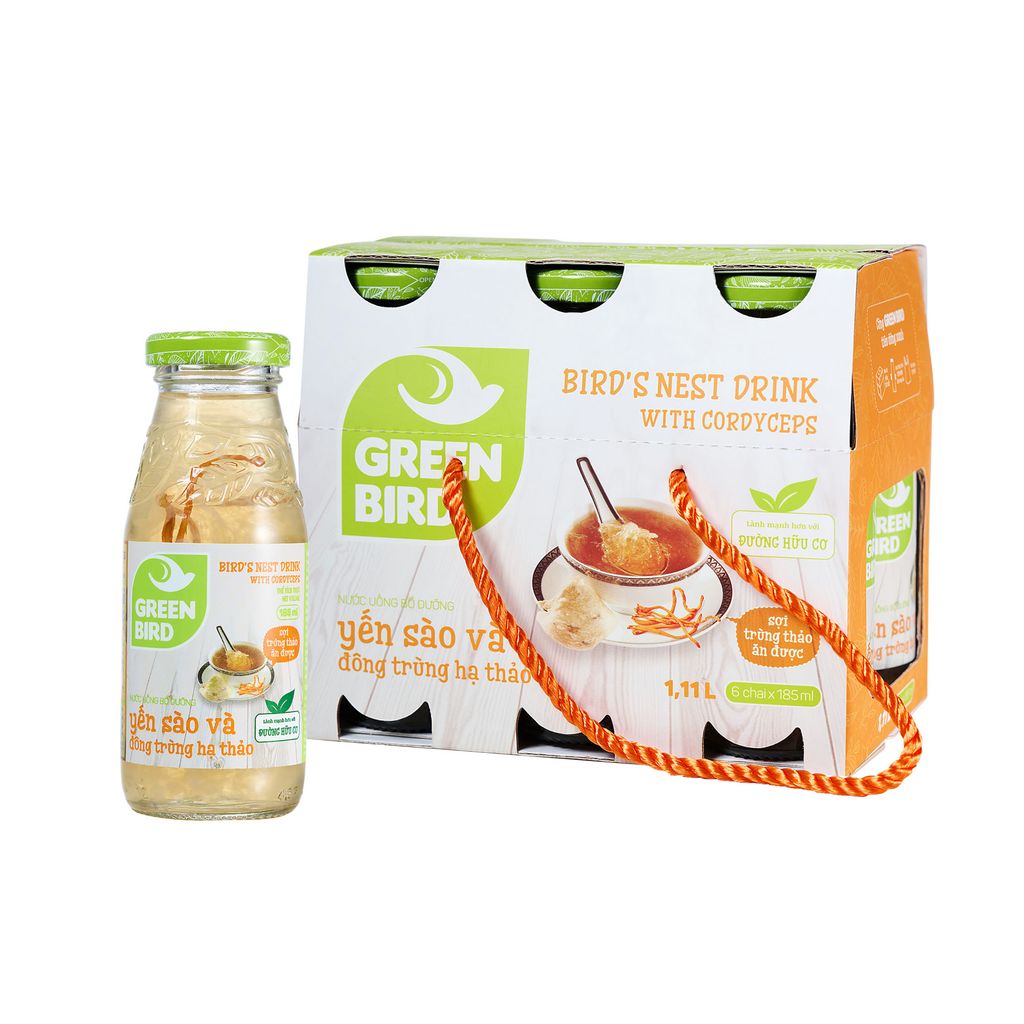 Green Bird Đông trùng 185ml - L6