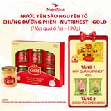  Gold 190g - Hộp quà 6 hũ 