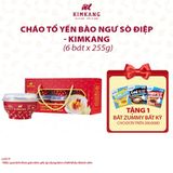  Cháo tổ yến KimKang bào ngư sò điệp trùng thảo 255g - hộp 6 bát 