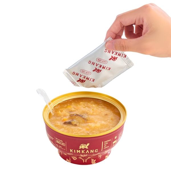  KimKang - Cháo tổ yến bào ngư sò điệp 255g 