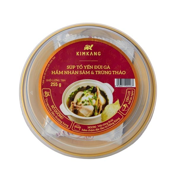  KimKang - Súp tổ yến gà sâm trùng thảo 255g 