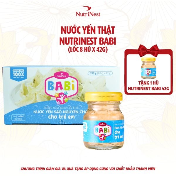  NutriNest Babi 42g - Lốc 8 