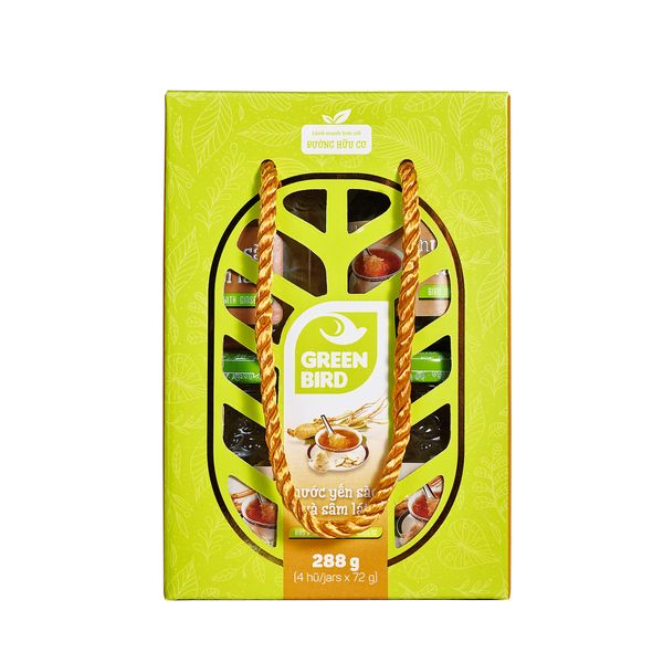  Bird's Nest Drink With Ginseng - Pack 4 jars x 72 g 