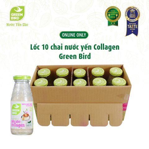 Green Bird Collagen 185ml - Lốc 10