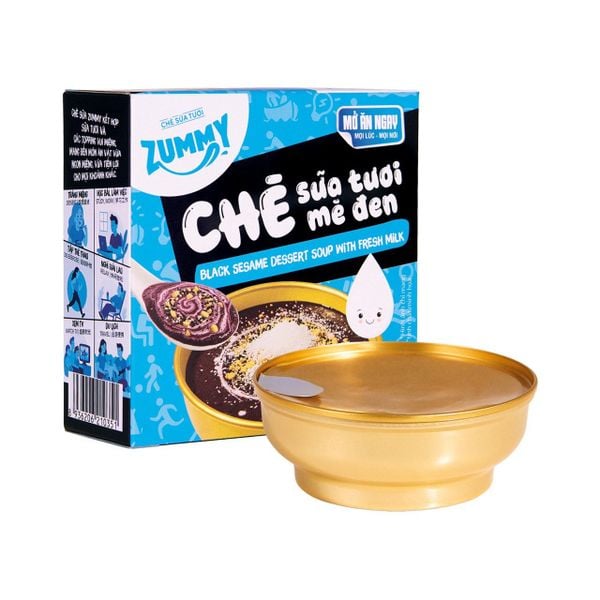  Zummy Chè sữa tươi mè đen 160g 