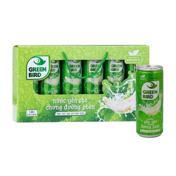  Bird's Nest Drink with Rock Sugar - Gift Box 6 Cans x 240ml 